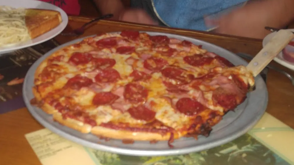 Pepperoni and Canadian Bacon Pizza 12